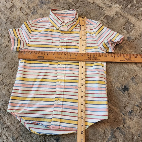 Crewcuts boys striped short sleeve button shirt - Picture 8 of 8